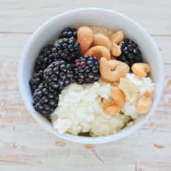 Nutty Blackberry Cottage Cheese