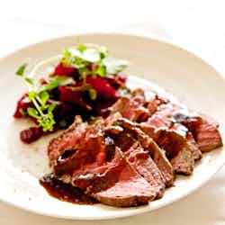 Roast Beef with Baked Beetroot