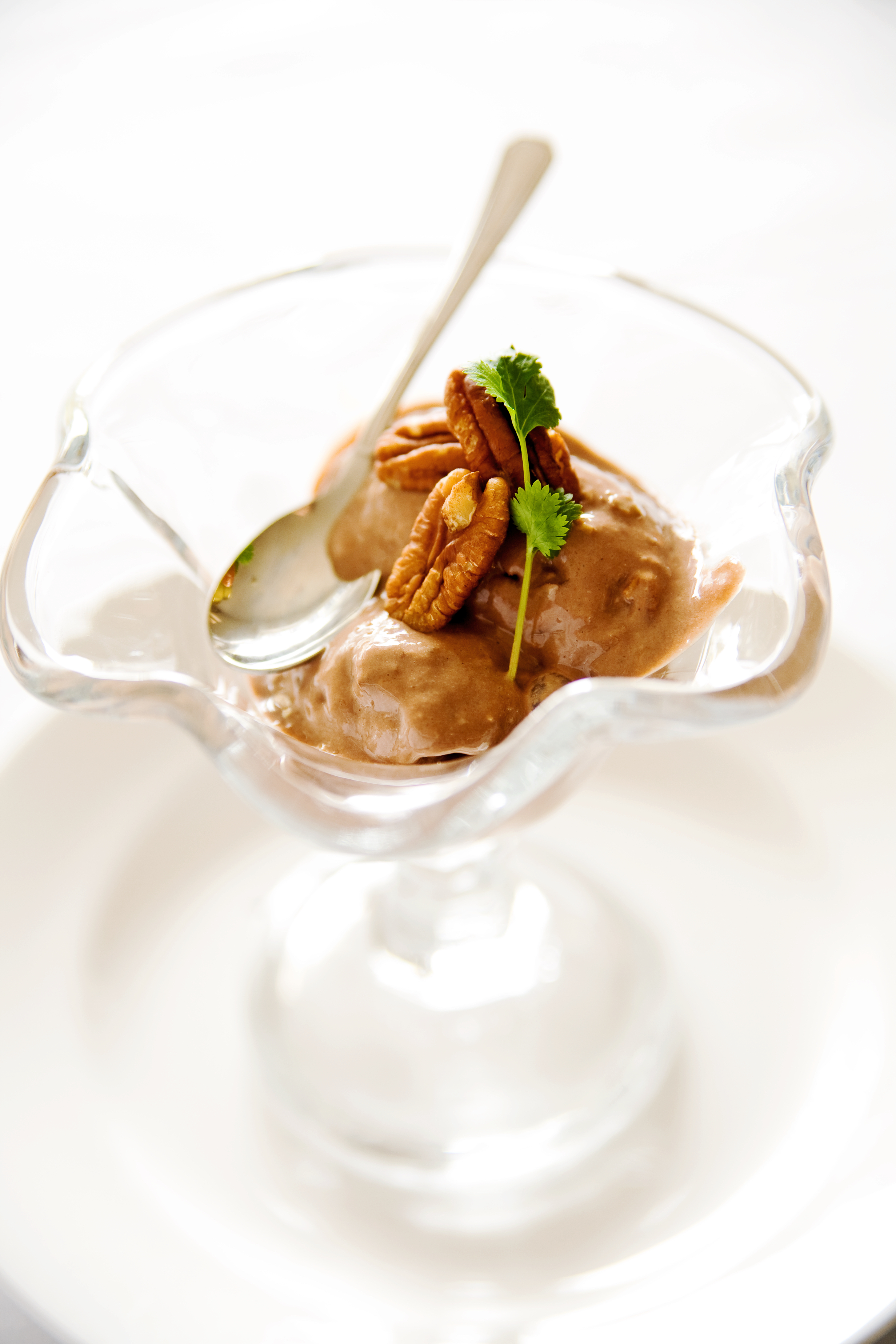 Banan- och chokladglass