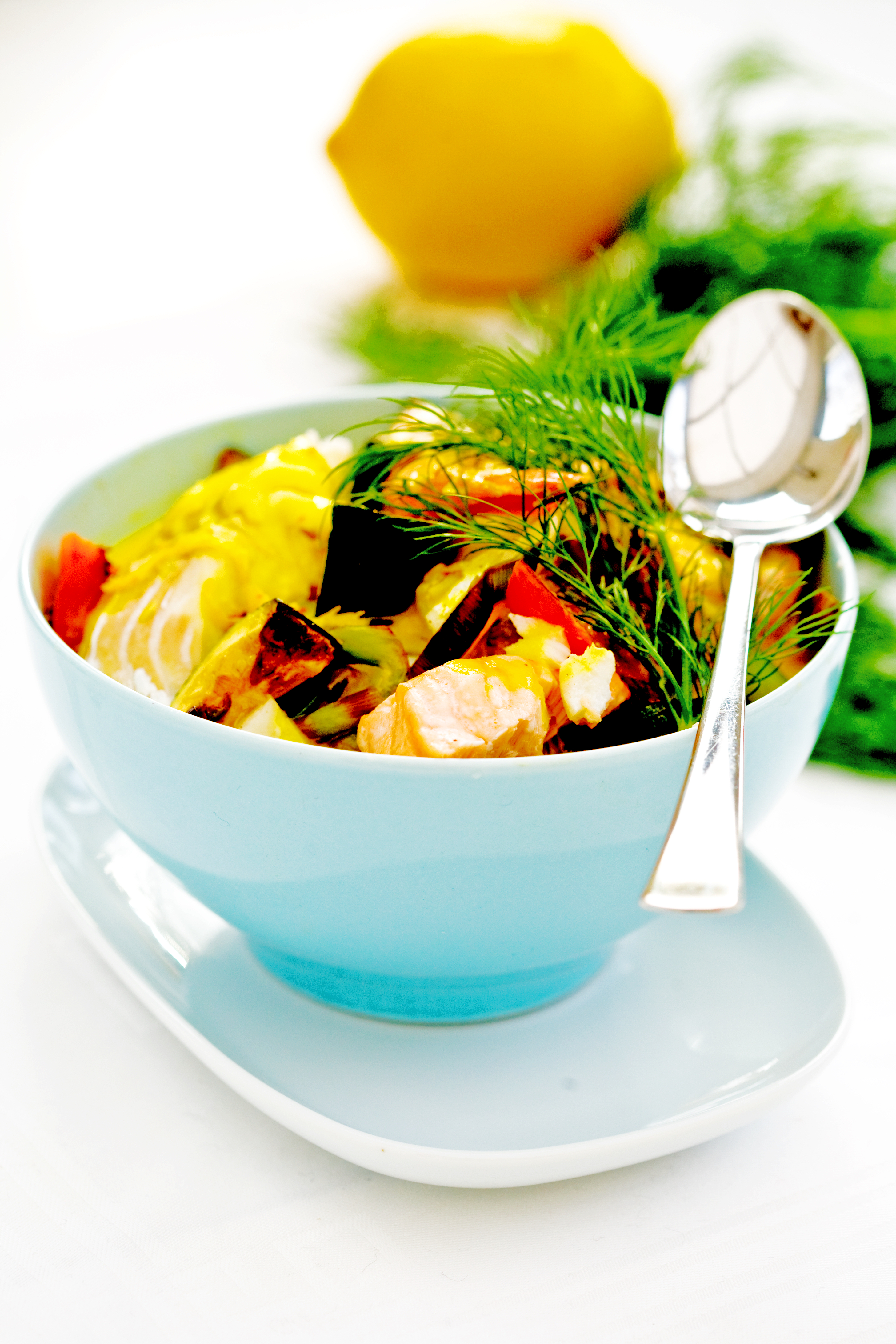 Fisk- och skaldjursgryta med saffran