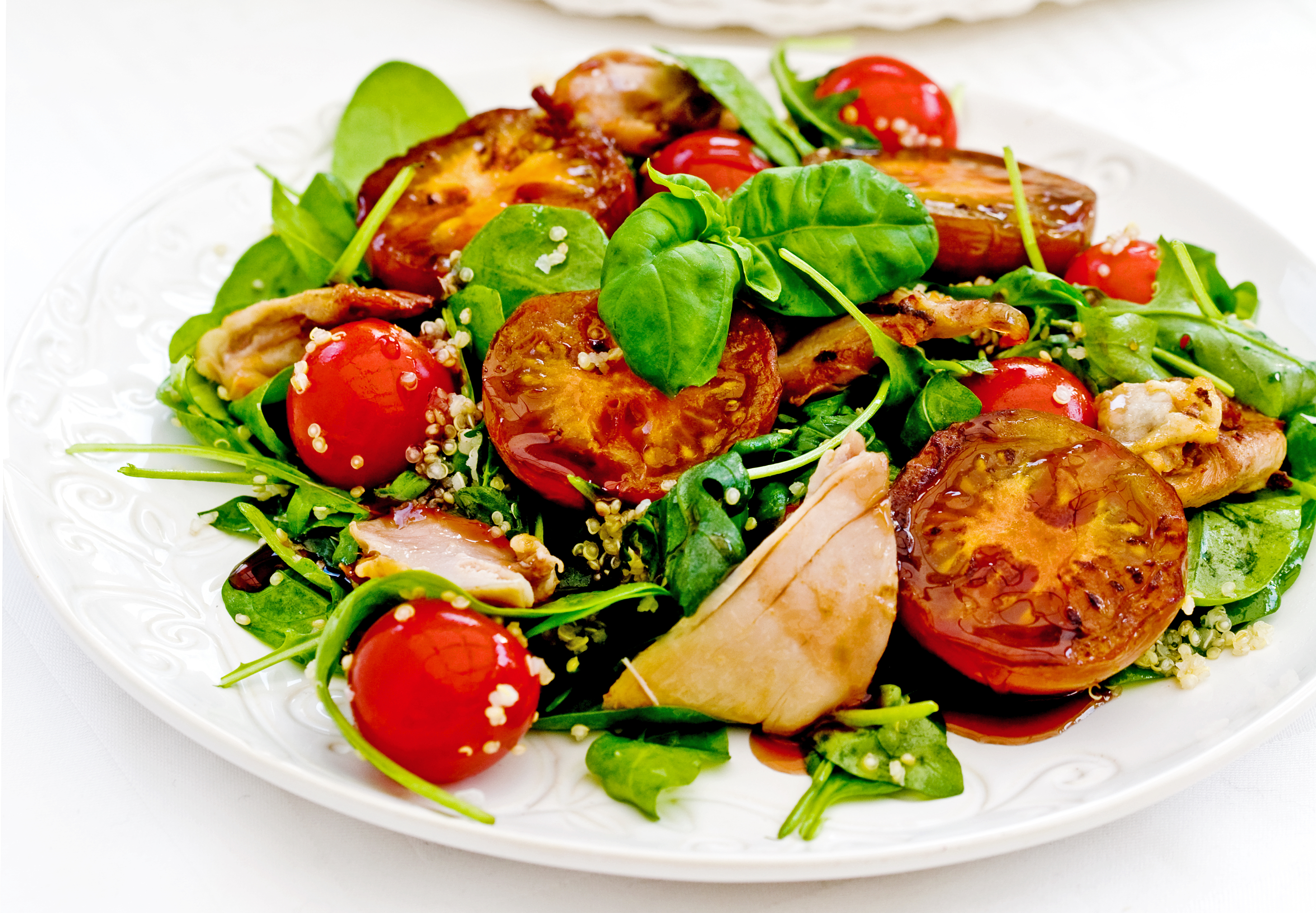 Kycklingsallad med salsa verde