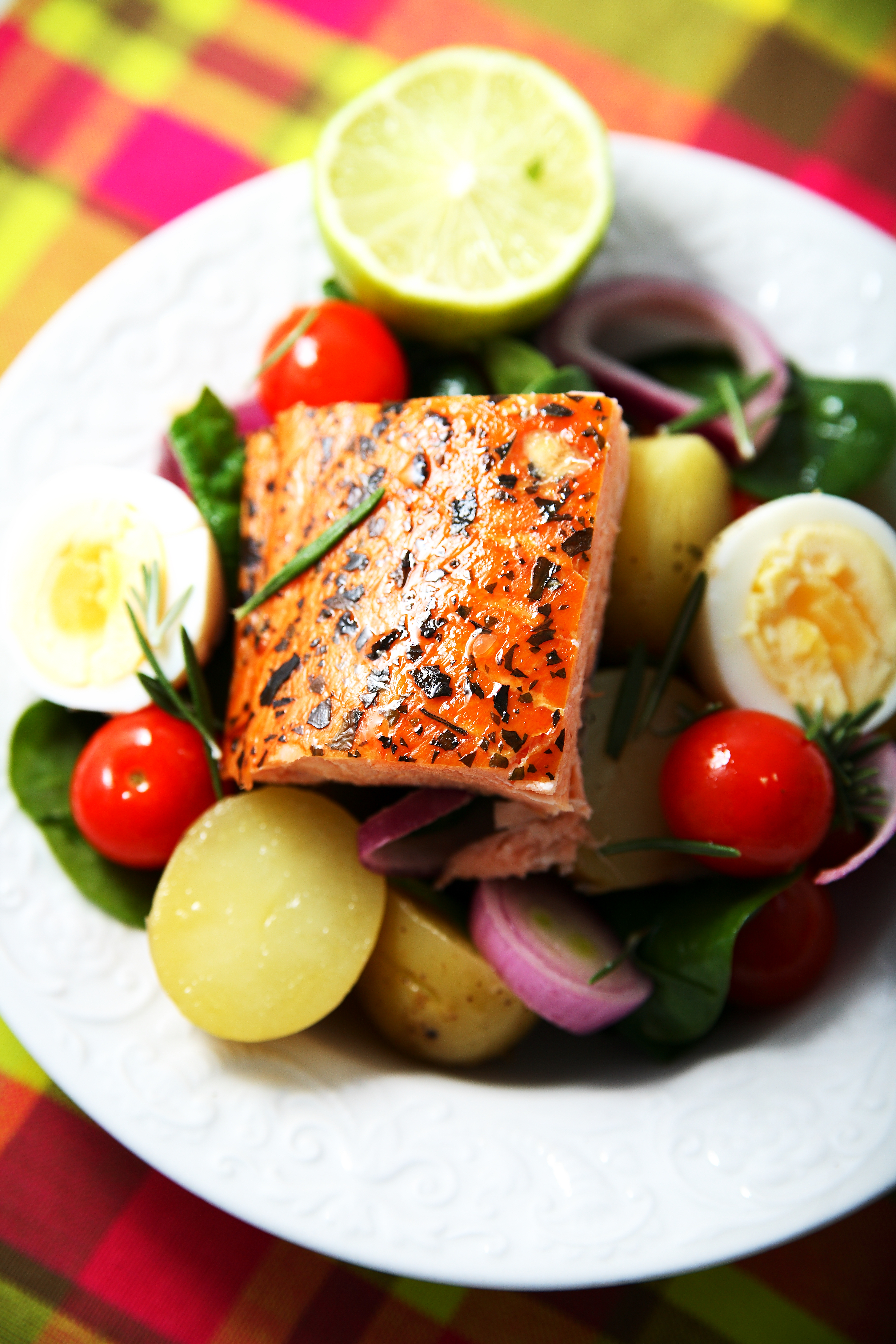 Sallad Nicoise med makrill