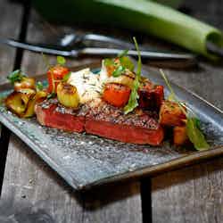 Rib Eye Steak with Root Vegetables