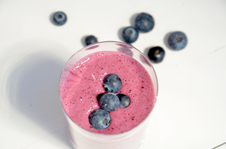 Blå smoothie
